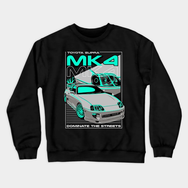 Supra MK4 Crewneck Sweatshirt by Harrisaputra